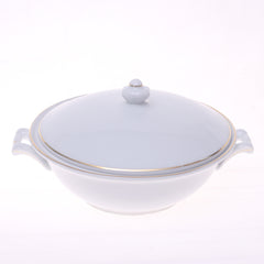 Classic  Gold Line CN Dinner Set – Elegant White Porcelain Tableware - Habitt
