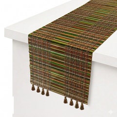 Multi Colors Bamboo Table Runner – 13 x 72 Inches