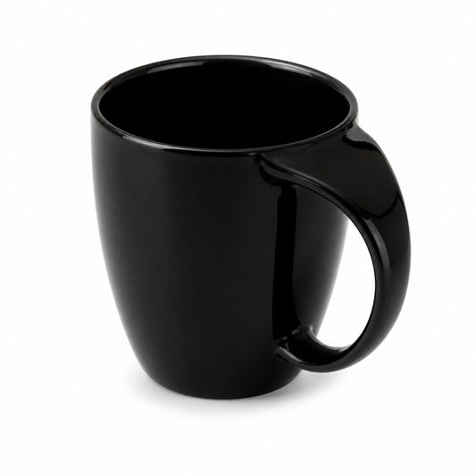 Black Ceramic Mug – Premium Coffee & Tea Mug | Glossy Finish