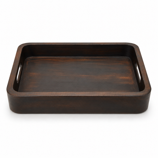 Wooden Tray Mango Wood 13x10.5 Inch