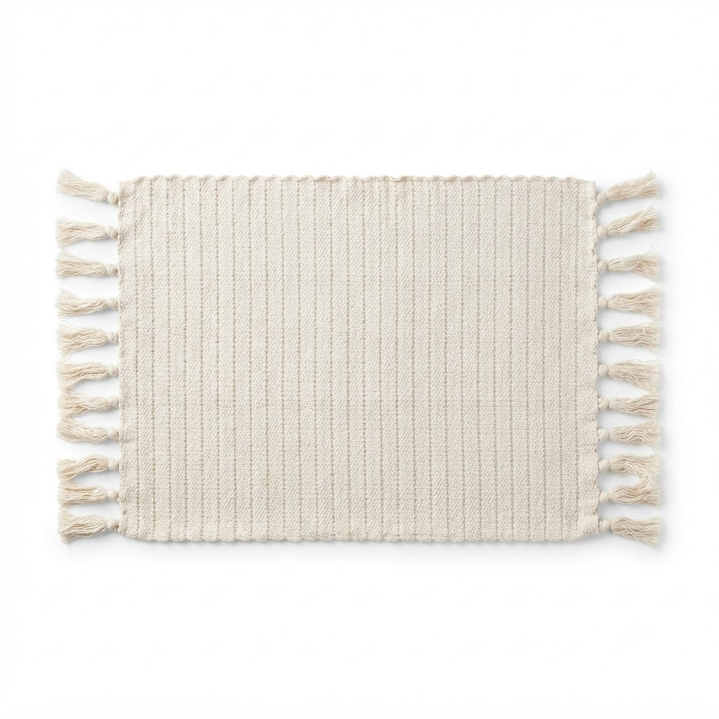 Mat Neutral Lines 13x19 Inch – Tribal Whites