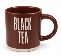 Black Tea Mug Tan | Ceramic Coffee & Tea Cup
