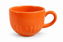 Ceramic Mug Orange | Stylish Coffee & Tea Cup