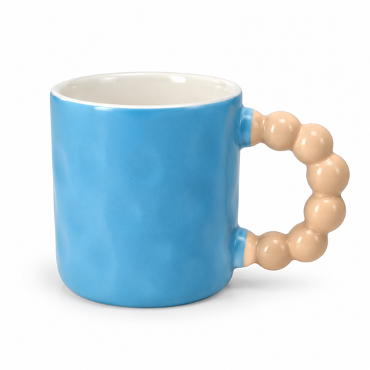 Colourful Bubble Handle Mug