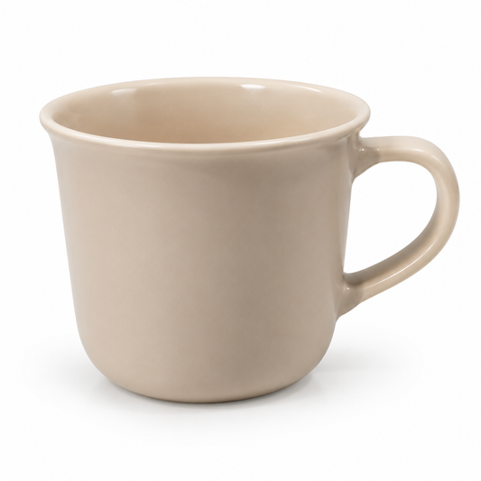 Pastel Ceramic Coffee Mug with White Handle – Minimalist Tea & Coffee Cup