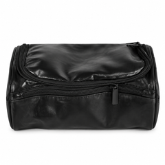 Waterproof Toiletry Bag – Black & Light Brown