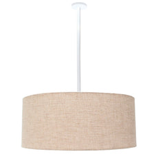 Hanging Drum Ceiling Light – Mocha - Habitt