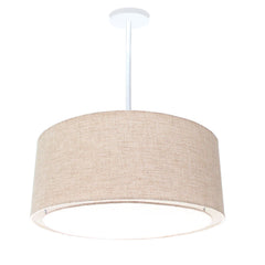 Hanging Drum Ceiling Light – Mocha - Habitt