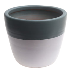 Craft Culture Half Toned Ceramic Planter – Large Size (T) - Habitt