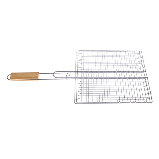Hand Grill Square 66 – Stainless Steel BBQ Grilling Basket - Habitt