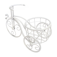 Garden Bicycle Planter – White (Small) - Habitt