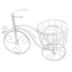 Garden Bicycle Planter – White (Small) - Habitt