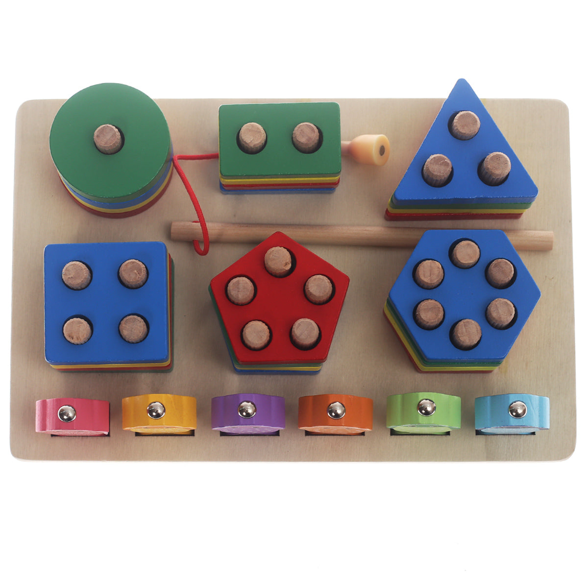 2 In 1 Puzzle Game Multi 9.5 X 7 Inch ZA-SG-2407-12 - Habitt