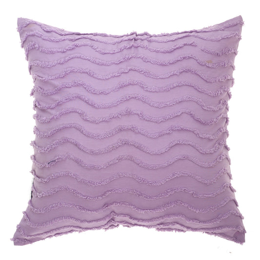 Violet Texture Cushion Cover 18x18" - Habitt
