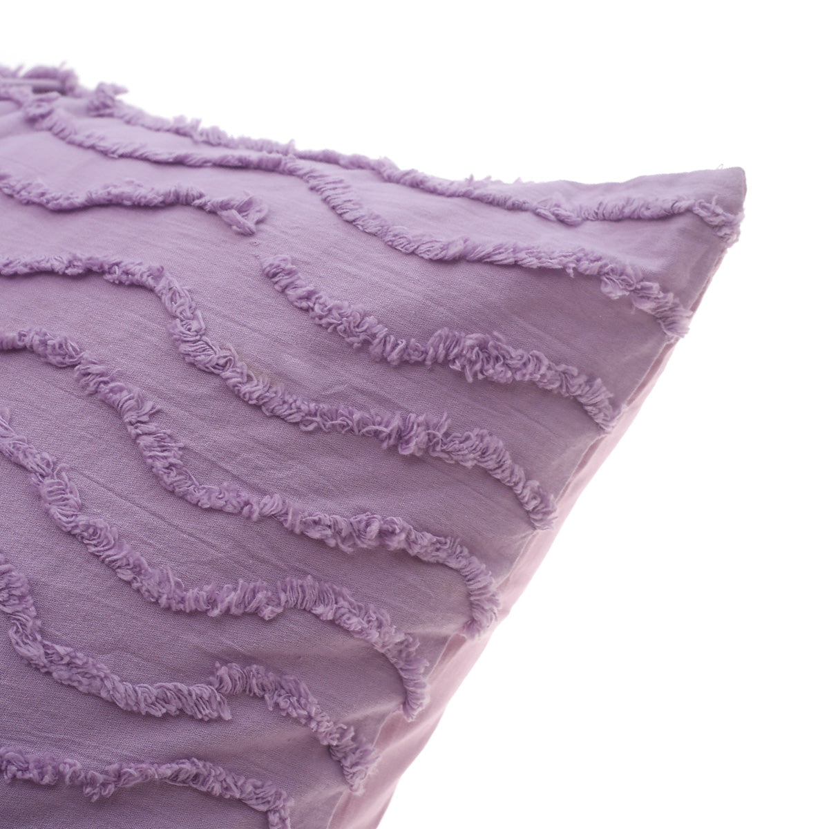 Violet Texture Cushion Cover 18x18" - Habitt