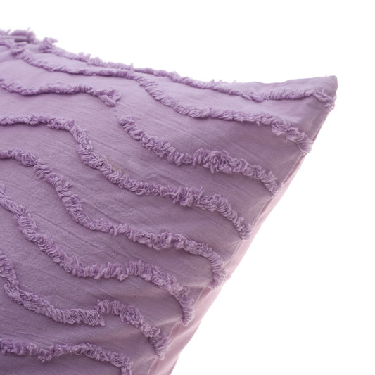 Violet Texture Cushion Cover 18x18" - Habitt