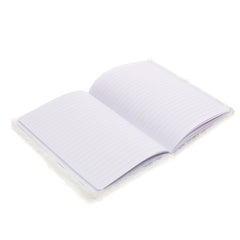Mini Furry Unicorn Notebook for Kids | Plush Cover | Star Confetti Window | 5062 - Habitt
