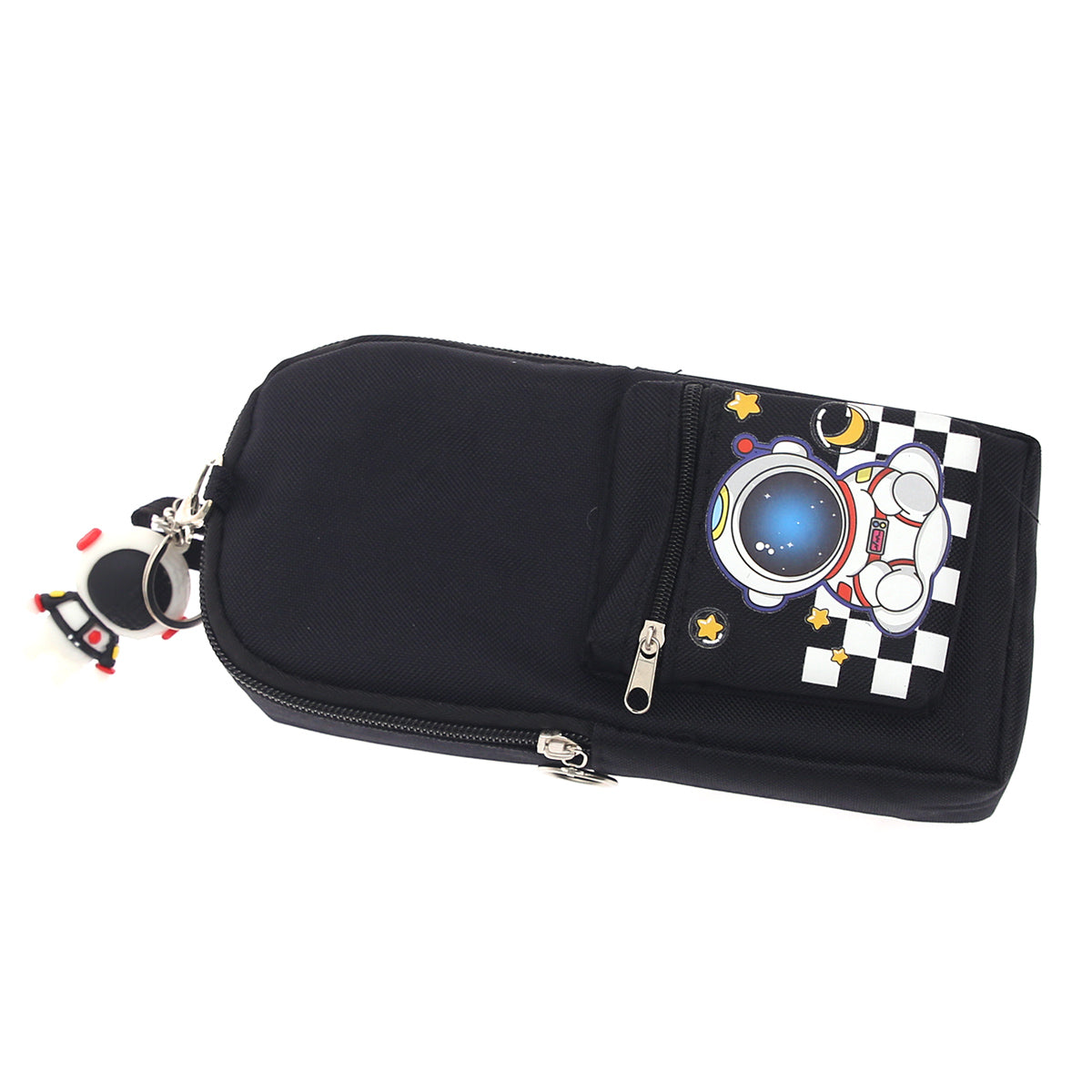 Astronaut Pencil Pouch | Multi-Compartment Stationery Case for Kids - Habitt