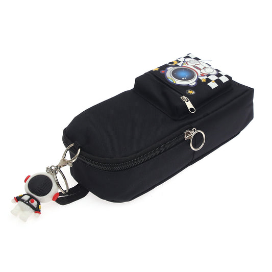 Astronaut Pencil Pouch | Multi-Compartment Stationery Case for Kids - Habitt