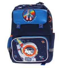 Space Astronaut School Bag – Customizable Name Patch | U2081 VEST (with Pencil Pouch) - Habitt