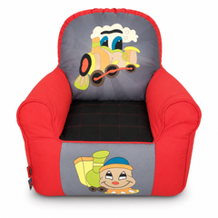 Kids Bean Sofa – Red Cartoon Bean Bag Chair | Soft & Comfortable