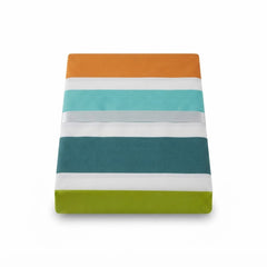 Multi Stripe Single Bed Sheet – 68 x 96 Inches | Soft & Comfortable Everyday Bedsheet