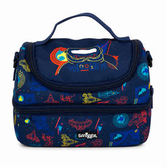 Kids Space & Astronaut Printed Lunch Bag – Navy Blue