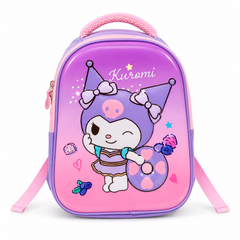 Kuromi 13-Inch Kids School Backpack – Pink & Purple