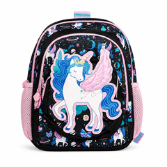 Kids Unicorn School Backpack – Pink & Black Girls Bag