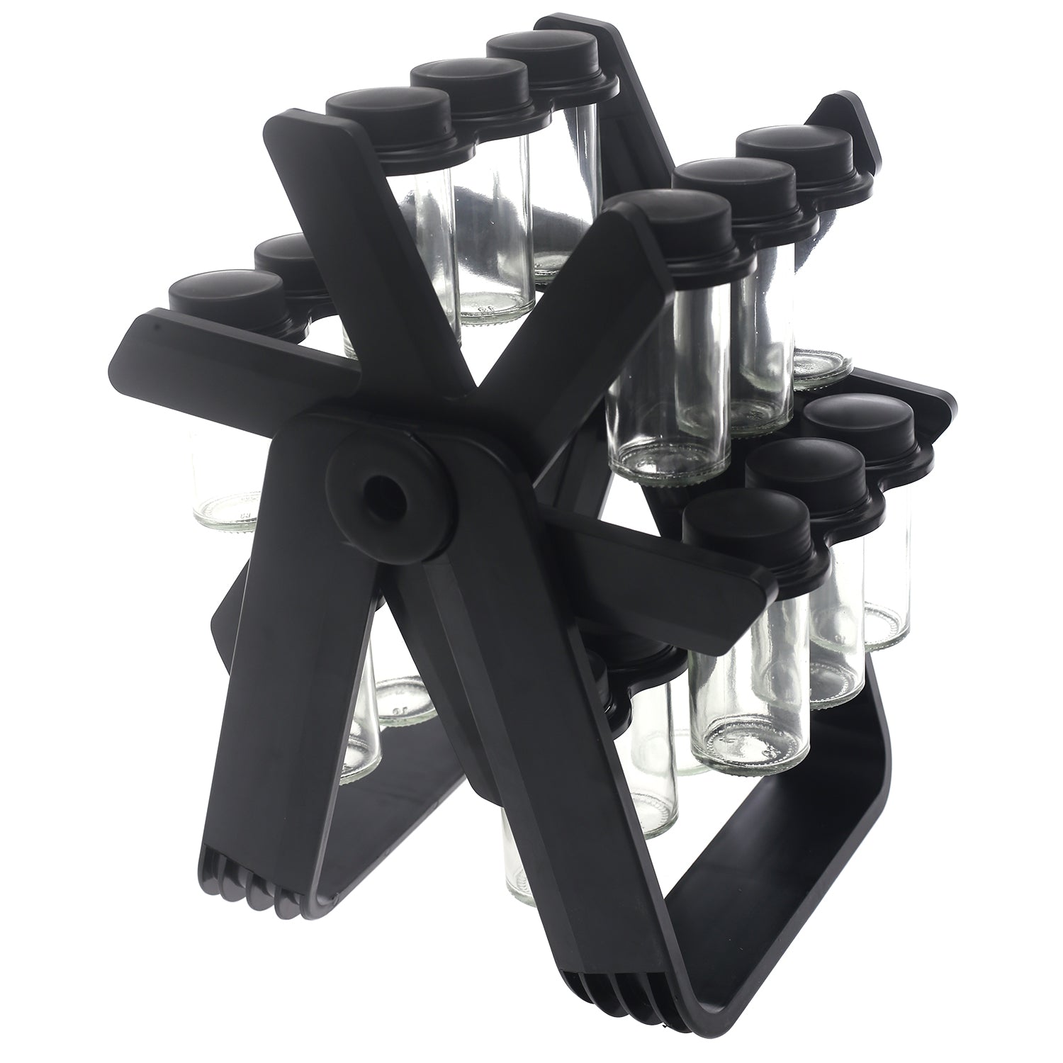 Spice Rack F-57 – Jar Rotating Spice Organizer - Habitt