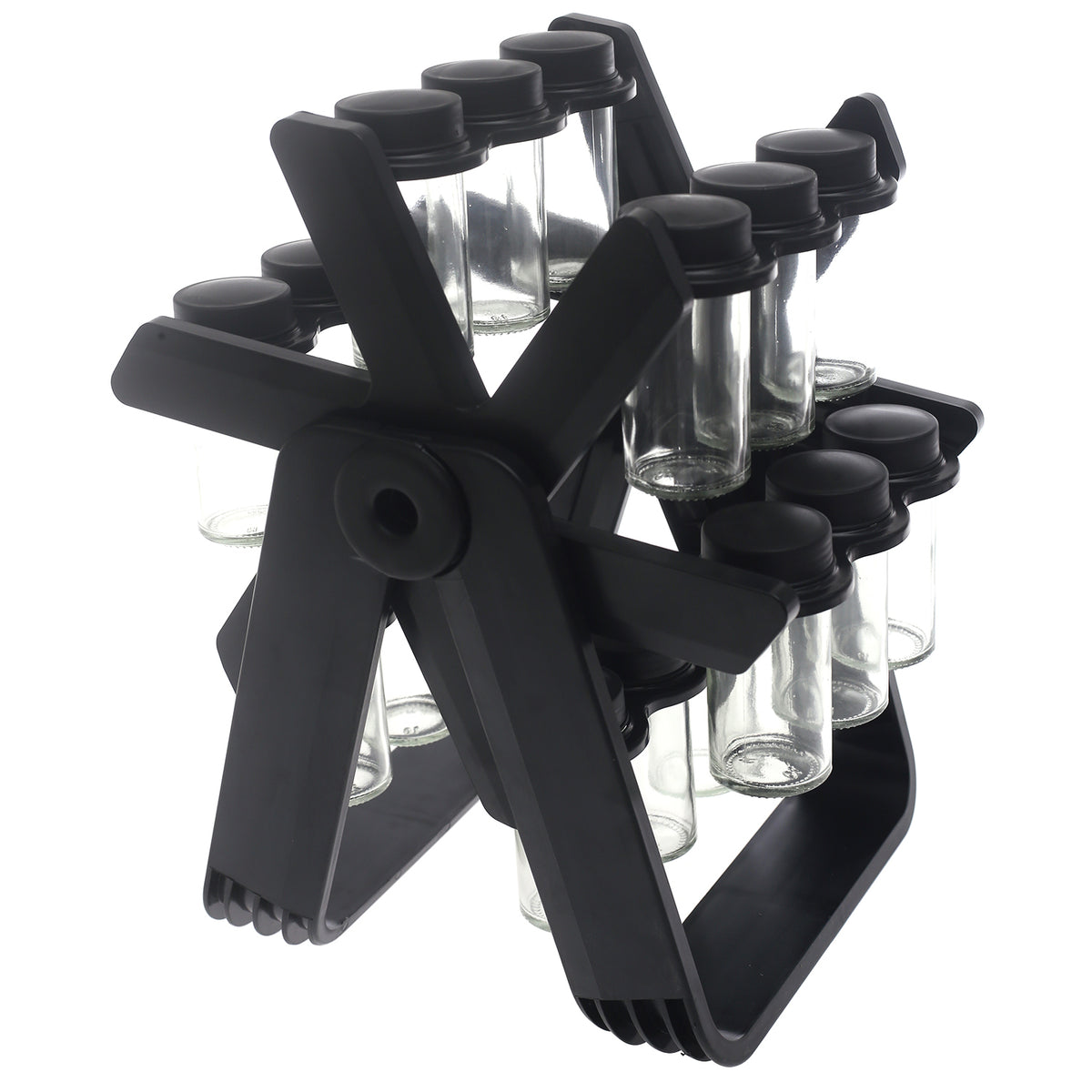 Spice Rack F-57 – Jar Rotating Spice Organizer - Habitt