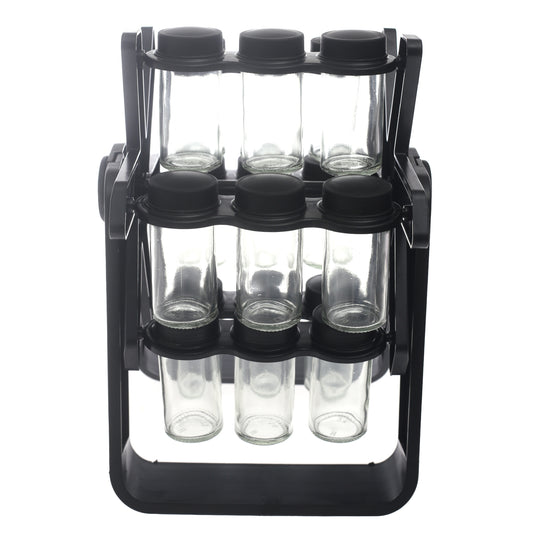 Spice Rack F-57 – Jar Rotating Spice Organizer - Habitt