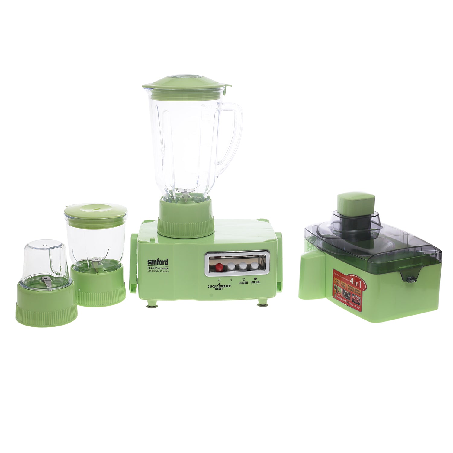 Sanford 4-in-1 Food Processor & Juicer Set – Blender, Grinder, Chopper & Juicer - Habitt