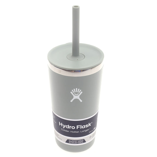 Hydro Flask 20oz All Around Tumbler – Agave | Insulated Stainless Steel Tumbler with Press-In Lid & Straw - Habitt