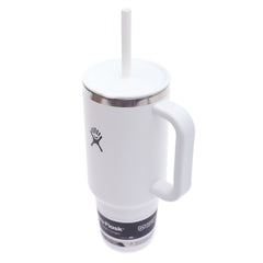 Hydro Flask 40oz All Around Travel Tumbler – White | Insulated Mug with Handle & Straw Lid - Habitt