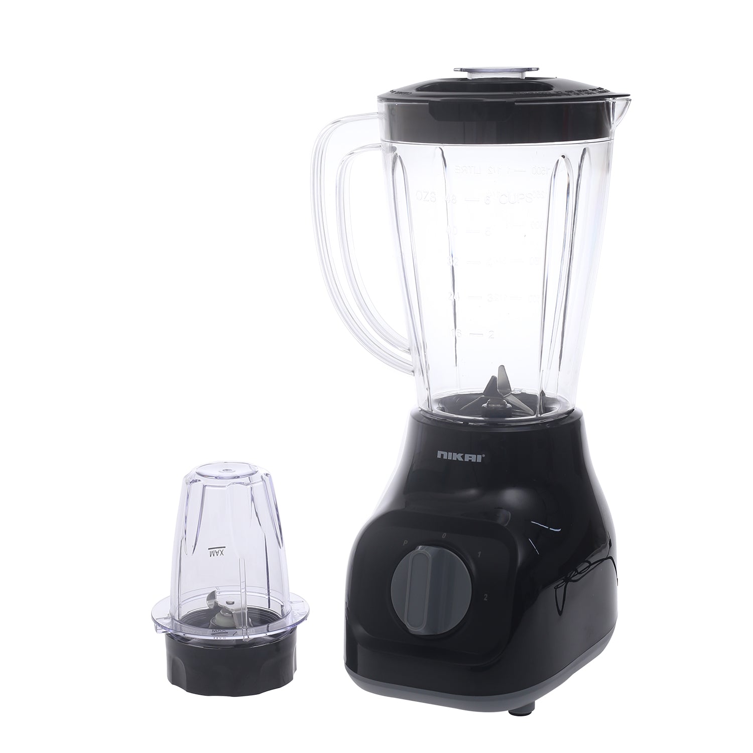 Nikai Blender with Grinder 2 in 1 – Black - Habitt