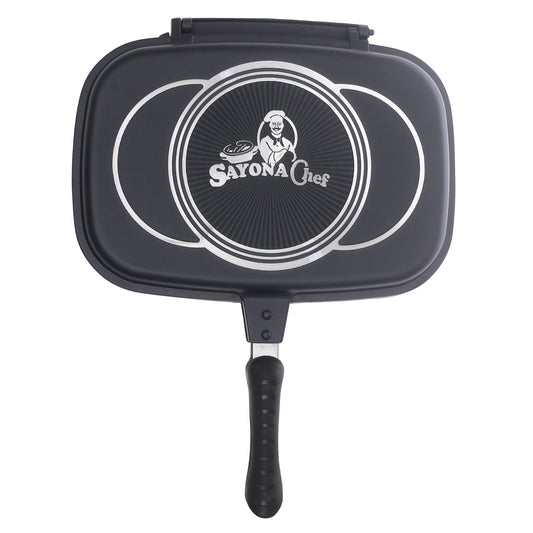 Sayona Chef Double-Sided Grill Pan - Habitt