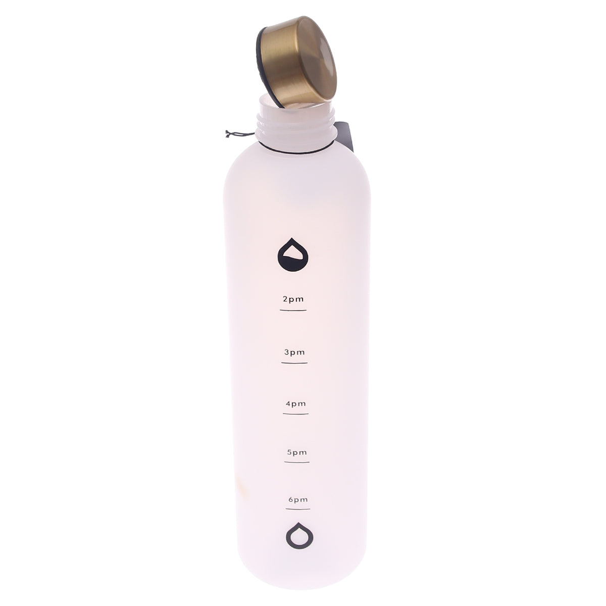 Plastic Water Bottle with Time Marker – 32-10 - Habitt