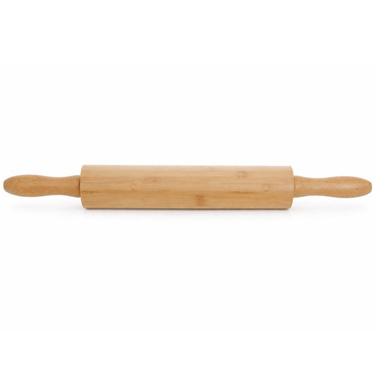 Bamboo Rolling Pin 47×5 cm – Natural Wooden Dough Roller for Baking & Cooking - Habitt