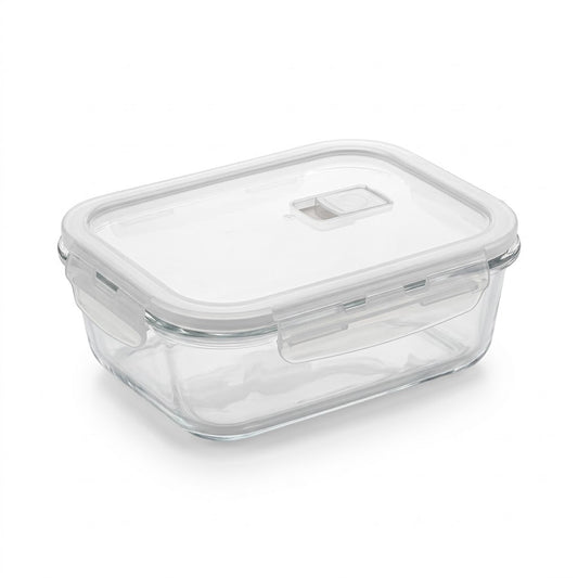 Glass Food Storage Dish with Locking Lid – 1000ml