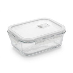 Glass Food Storage Dish with Locking Lid – 1000ml