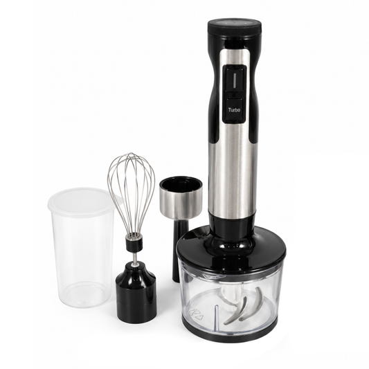 3-in-1 Stick Hand Blender 1500W SF-1005 – Immersion Blender with Chopper, Whisk & Measuring Beaker