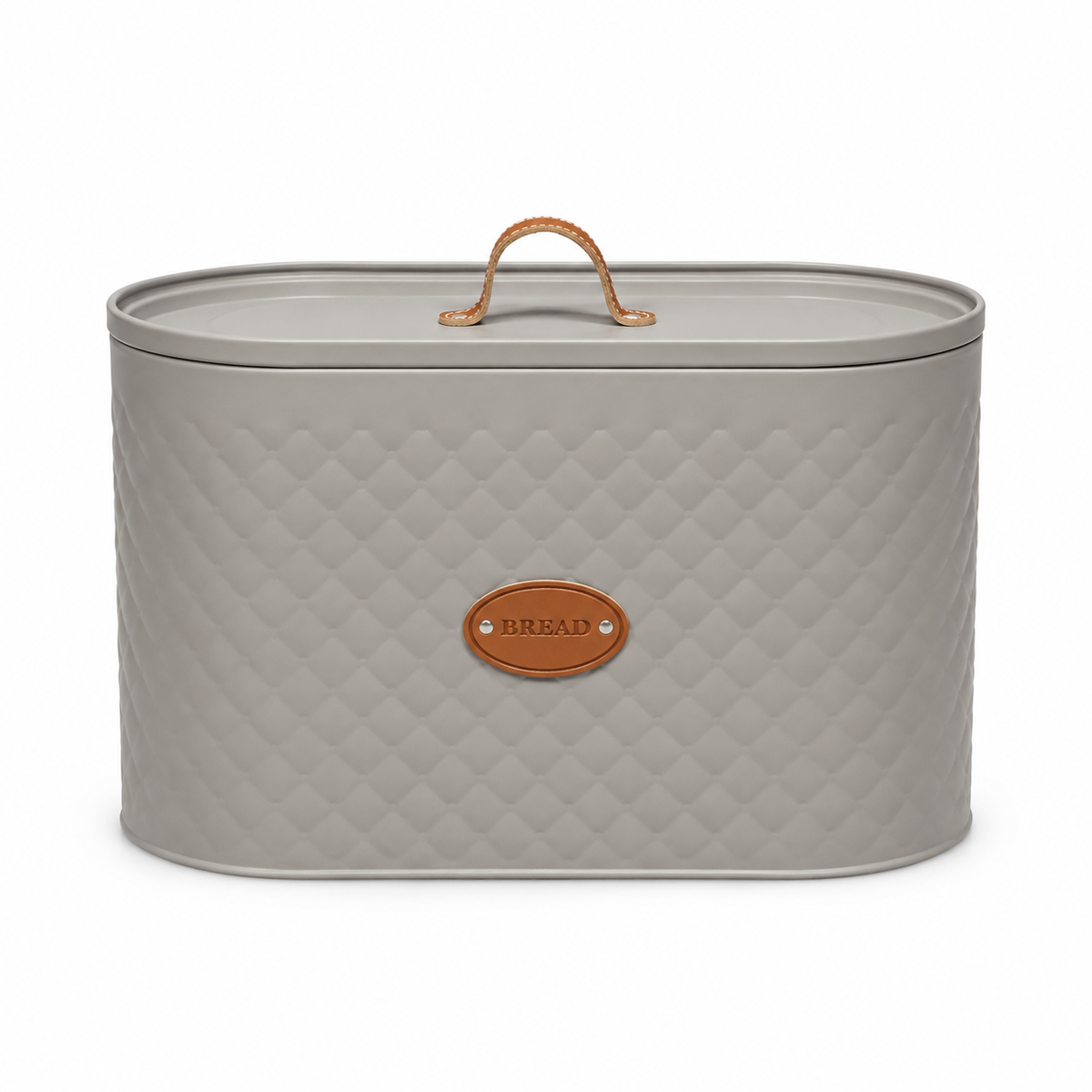 Large Oval Bread Box – Grey