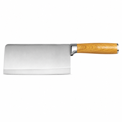Wooden Handle Knife Chopper – Heavy-Duty Stainless Steel Kitchen Cleaver