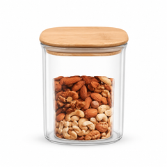 Storage Jar with Wooden Cap – Multiple Sizes