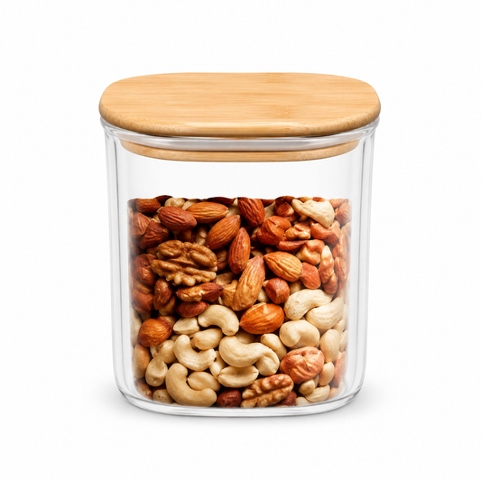 Jar with Wooden Cap 500ml | Habitt