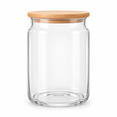 Storage Jar with Wooden Cap – Multiple Sizes