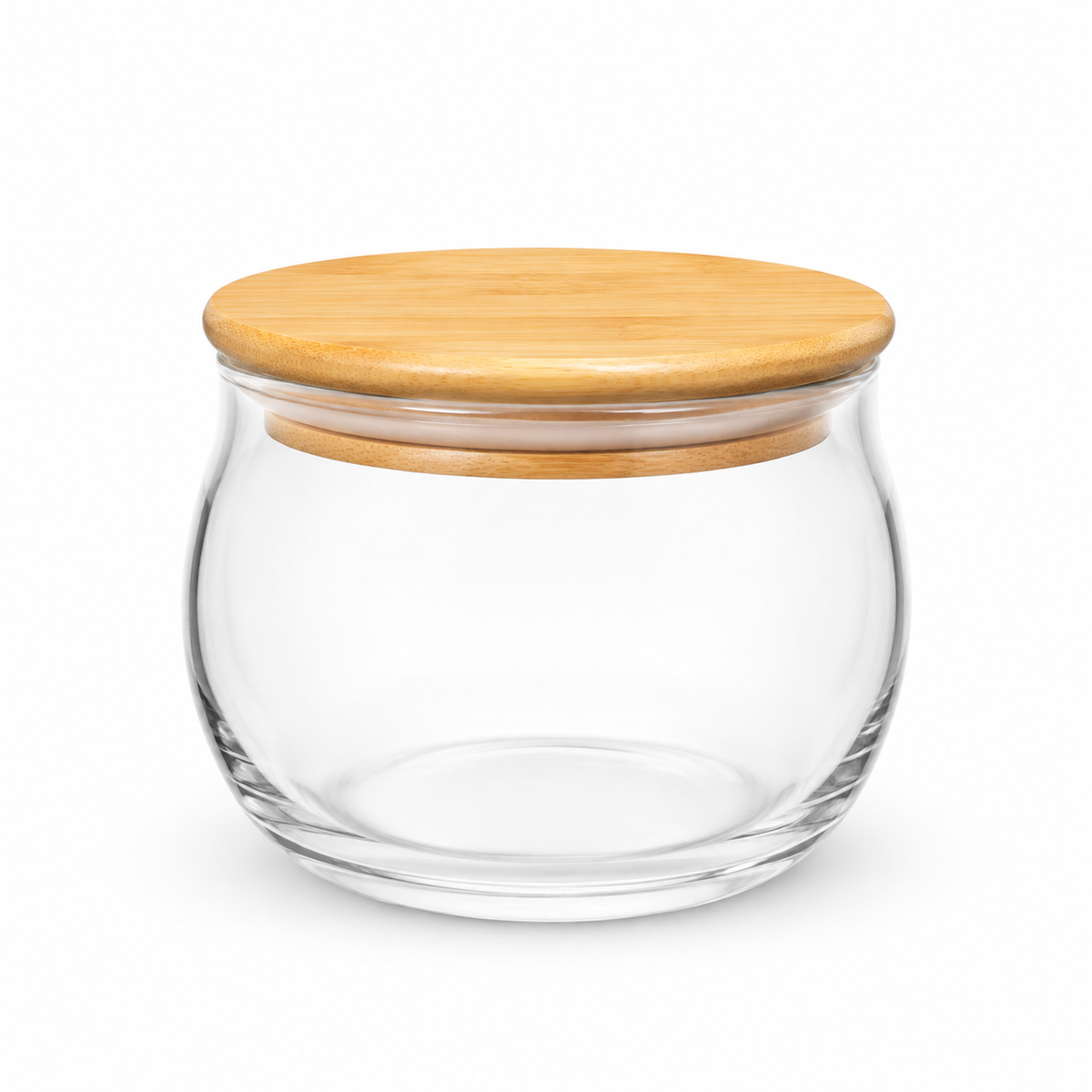 Storage Jar with Wooden Cap – Multiple Sizes