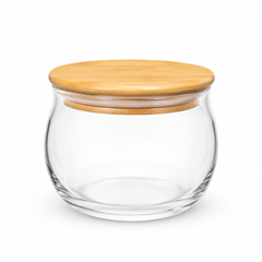 Storage Jar with Wooden Cap – Multiple Sizes