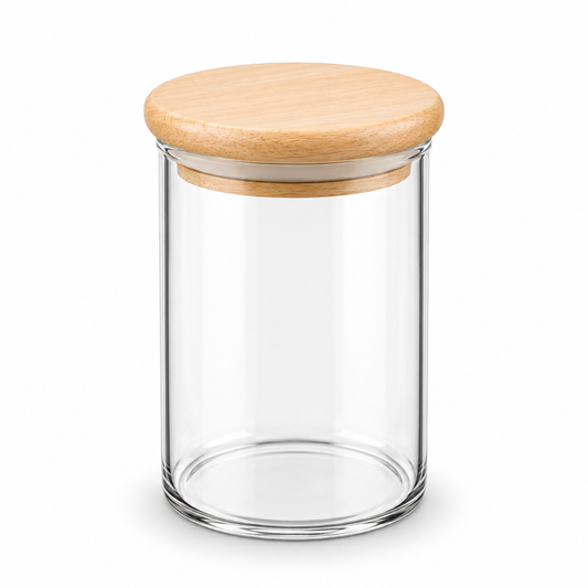 Single Jar with Wooden Cap | Habitt